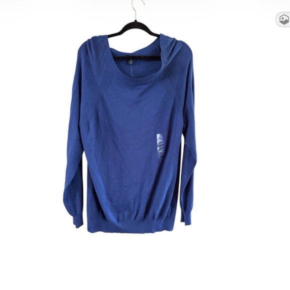 Alfani Men's Classic Blue Crewneck Sweater - Picture 11 of 11